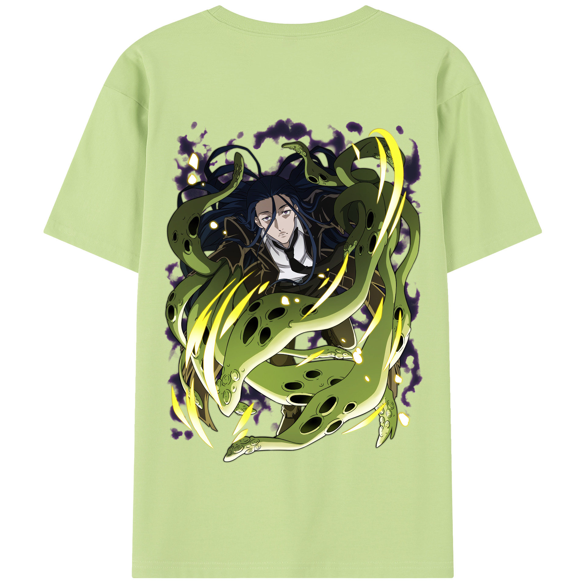 （画像用） 文豪ストレイドッグス Bungo Stray Dogs 綿100％半袖Tシャツ（背面プリント）